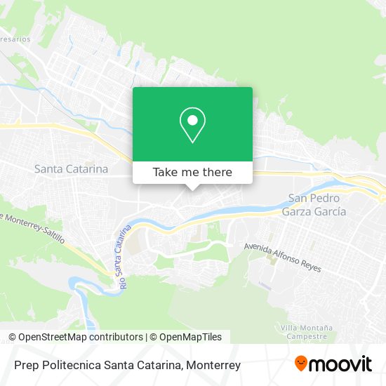 Mapa de Prep Politecnica Santa Catarina