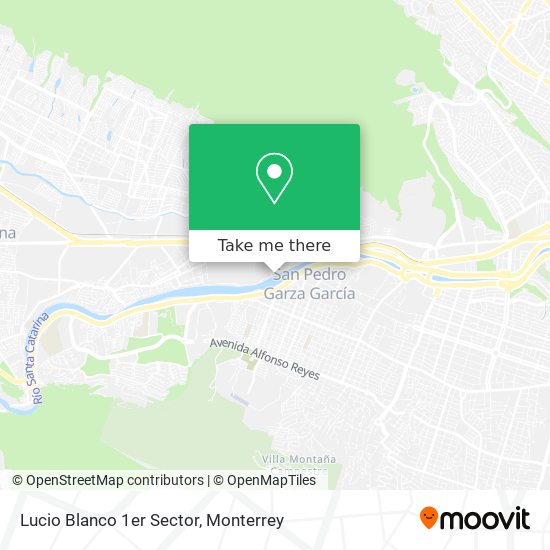 Mapa de Lucio Blanco 1er Sector