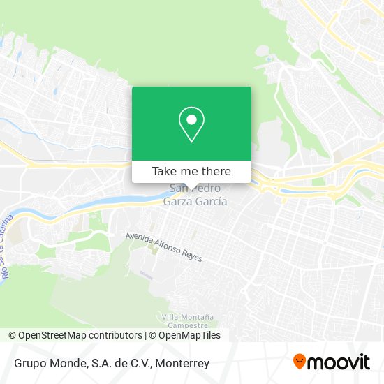 Grupo Monde, S.A. de C.V. map