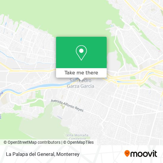 La Palapa del General map