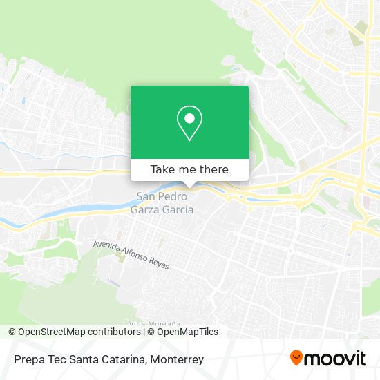 Prepa Tec Santa Catarina map