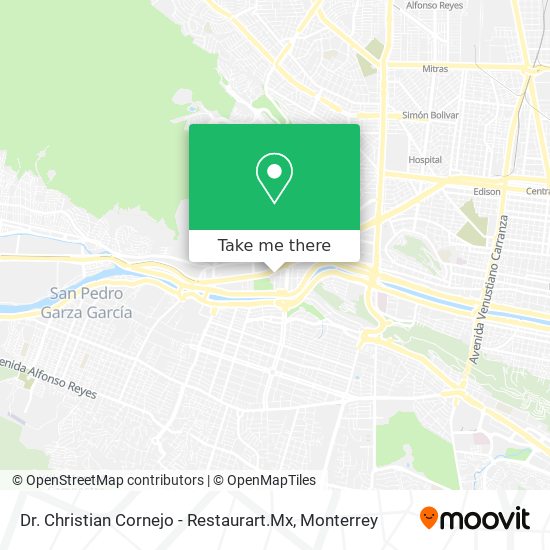 Dr. Christian Cornejo - Restaurart.Mx map