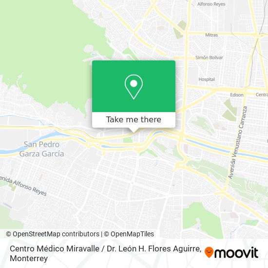 Centro Médico Miravalle / Dr. León H. Flores Aguirre map