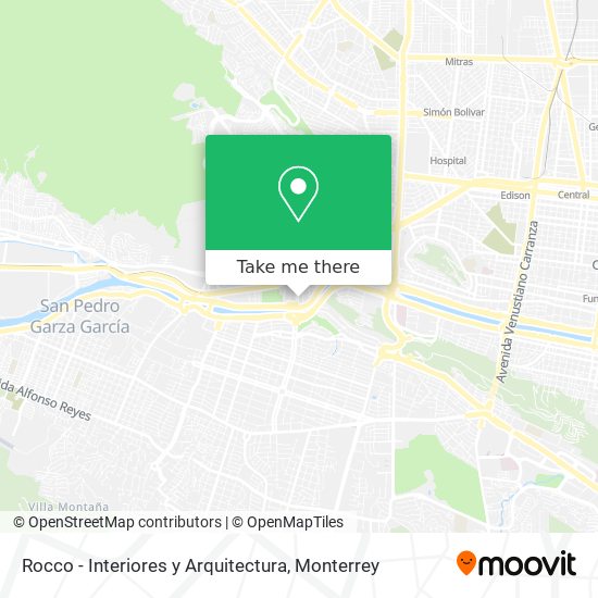 Rocco - Interiores y Arquitectura map