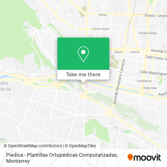 Piedica - Plantillas Ortopédicas Computarizadas map