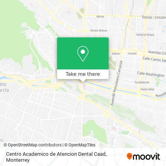Centro Academico de Atencion Dental Caad map