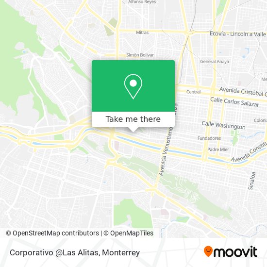 Corporativo @Las Alitas map