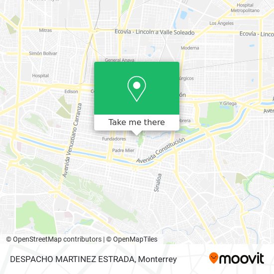 DESPACHO MARTINEZ ESTRADA map