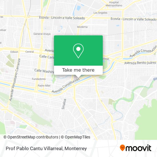 Mapa de Prof Pablo Cantu Villarreal