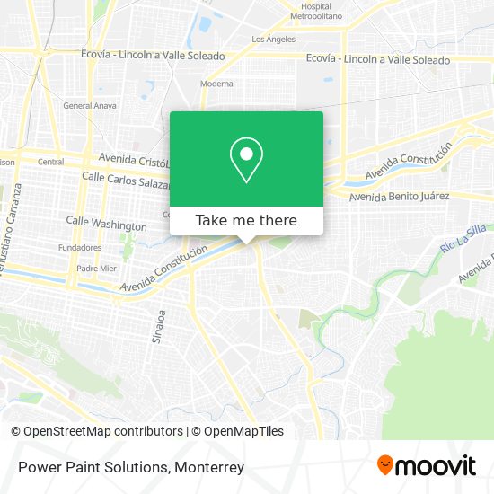 Mapa de Power Paint Solutions