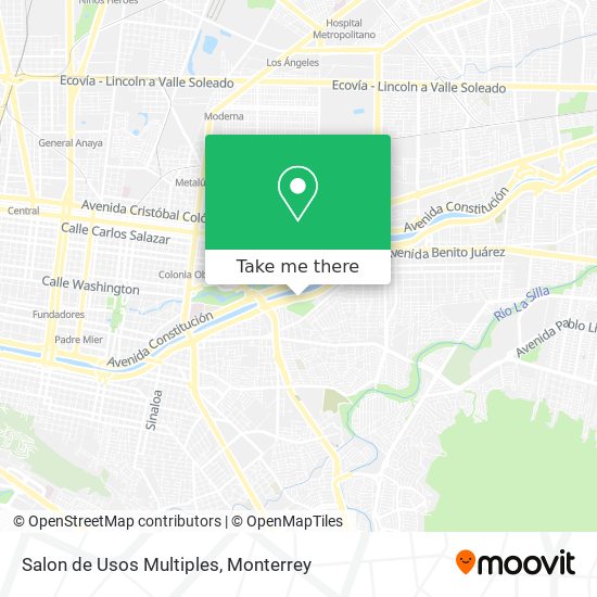 Mapa de Salon de Usos Multiples