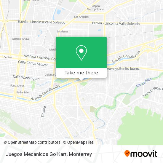 Mapa de Juegos Mecanicos Go Kart