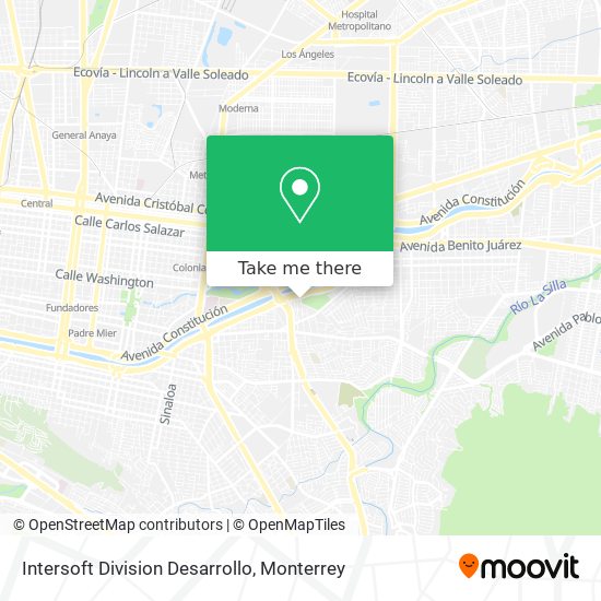 Intersoft Division Desarrollo map