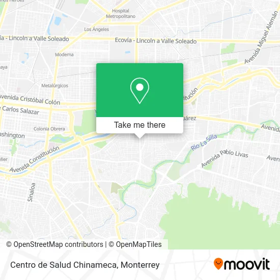 Centro de Salud Chinameca map