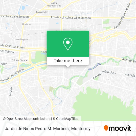 Jardin de Ninos Pedro M. Martinez map