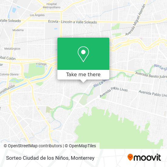 Mapa de Sorteo Ciudad de los Niños