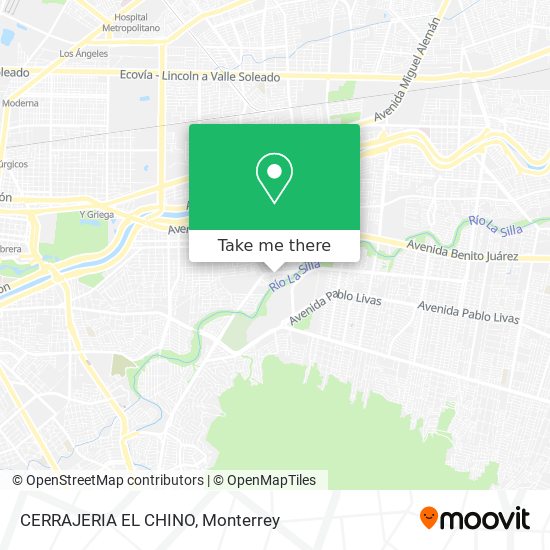 Mapa de CERRAJERIA EL CHINO