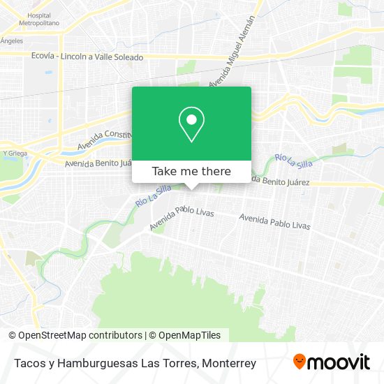 Tacos y Hamburguesas Las Torres map