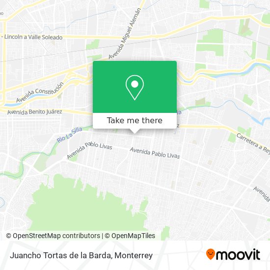 Juancho Tortas de la Barda map