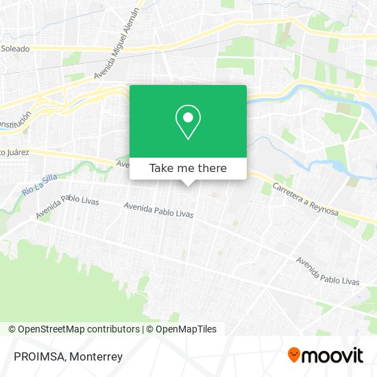 Mapa de PROIMSA