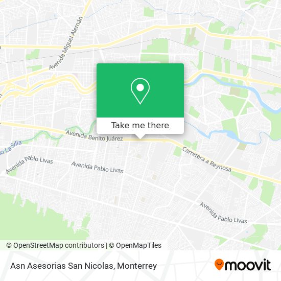 Asn Asesorias San Nicolas map