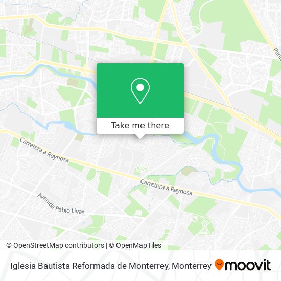 Iglesia Bautista Reformada de Monterrey map