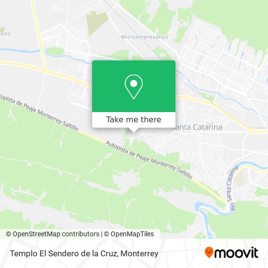 Mapa de Templo El Sendero de la Cruz