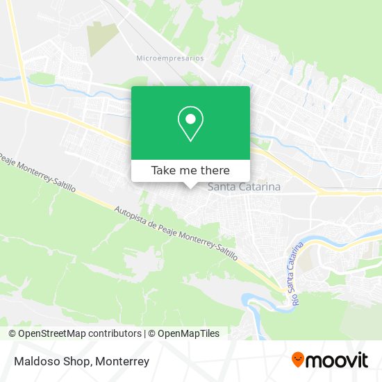 Maldoso Shop map