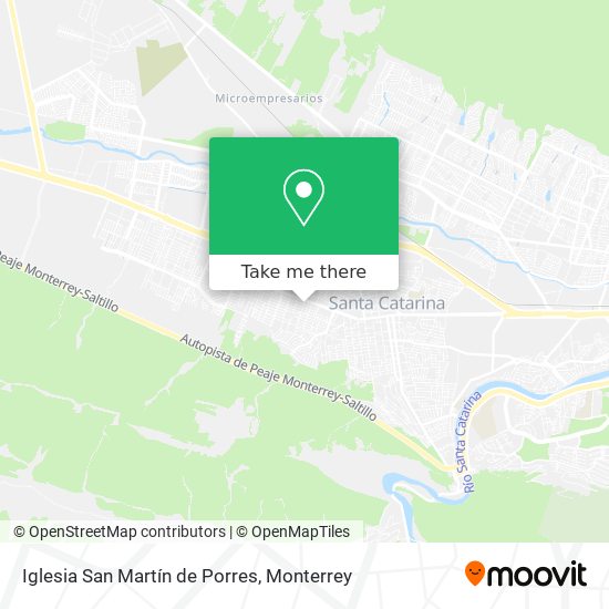 Iglesia San Martín de Porres map