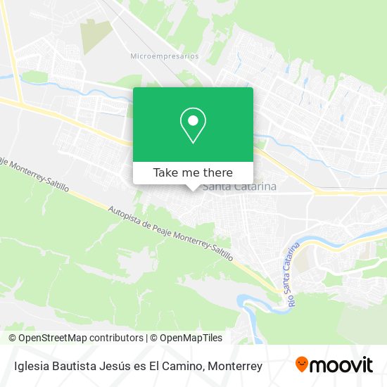 Mapa de Iglesia Bautista Jesús es El Camino