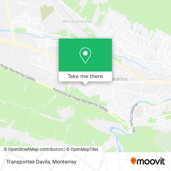 Mapa de Transportes Davila