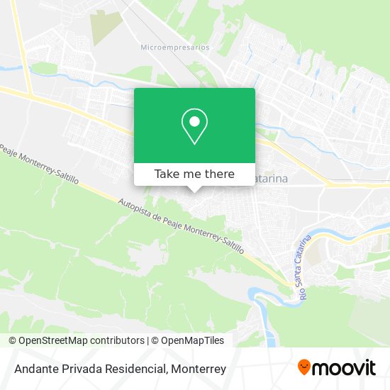 Andante Privada Residencial map