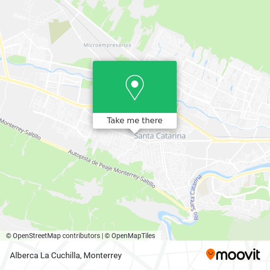 Alberca La Cuchilla map