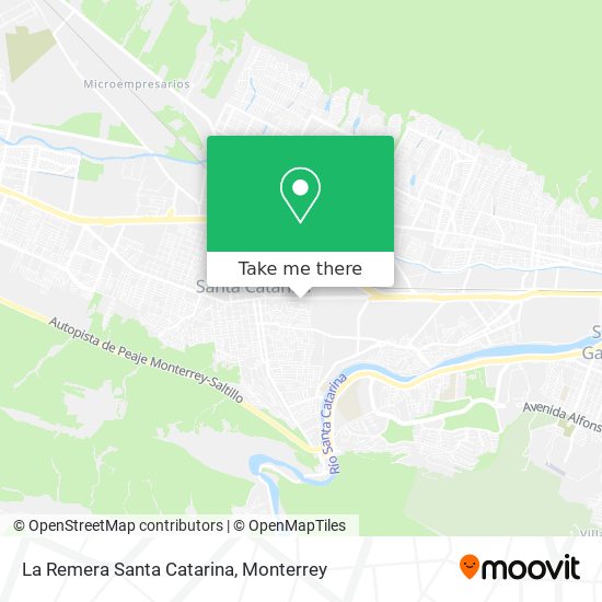 La Remera Santa Catarina map