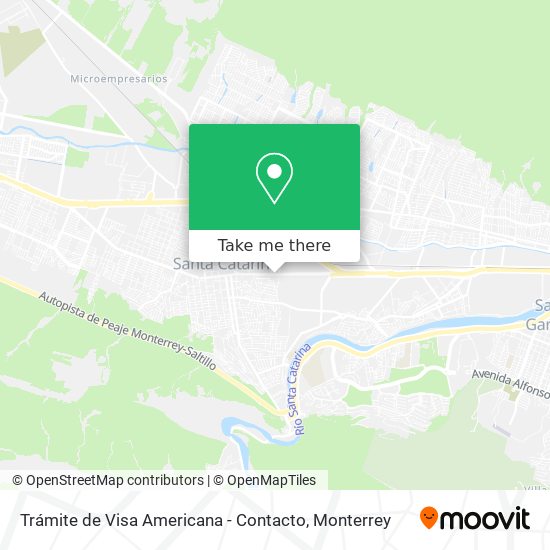Trámite de Visa Americana - Contacto map