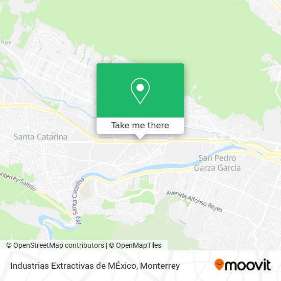 Mapa de Industrias Extractivas de MÉxico
