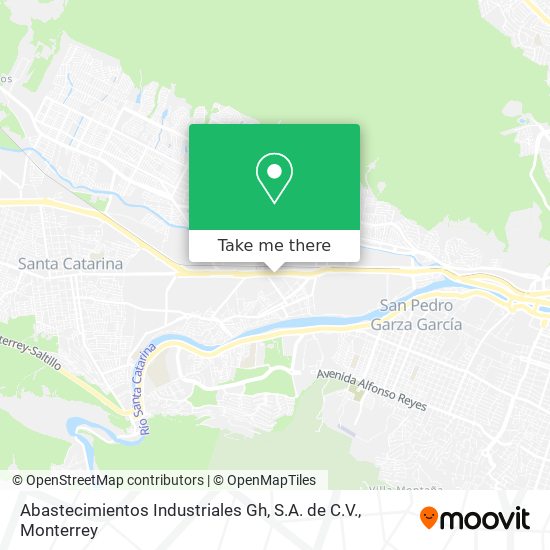 Mapa de Abastecimientos Industriales Gh, S.A. de C.V.