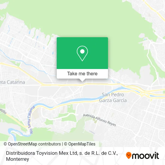 Distribuidora Toyvision Mex Ltd, s. de R.L. de C.V. map