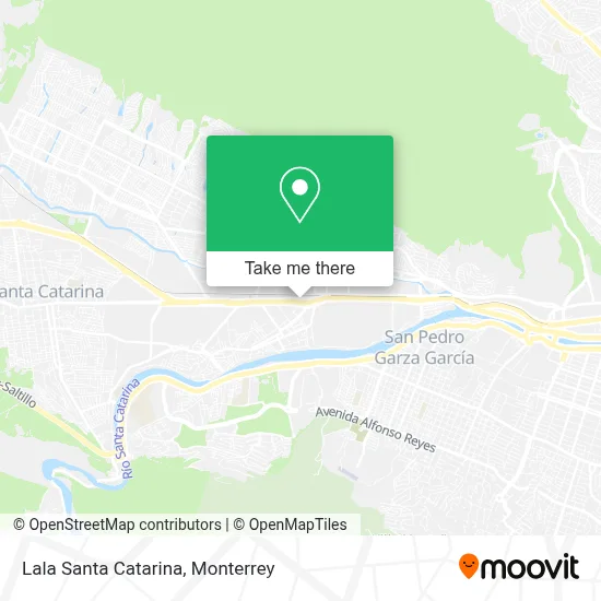 Lala Santa Catarina map