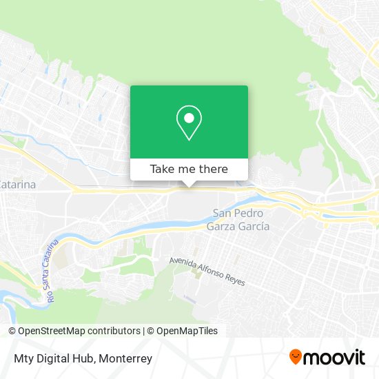 Mty Digital Hub map