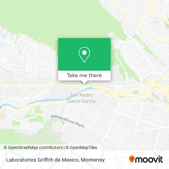 Laboratorios Griffith de Mexico map