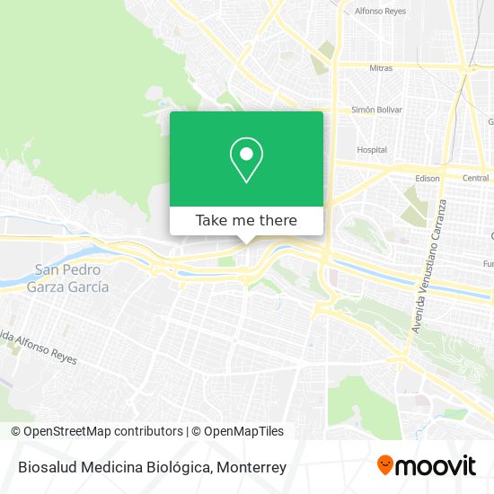 Biosalud Medicina Biológica map