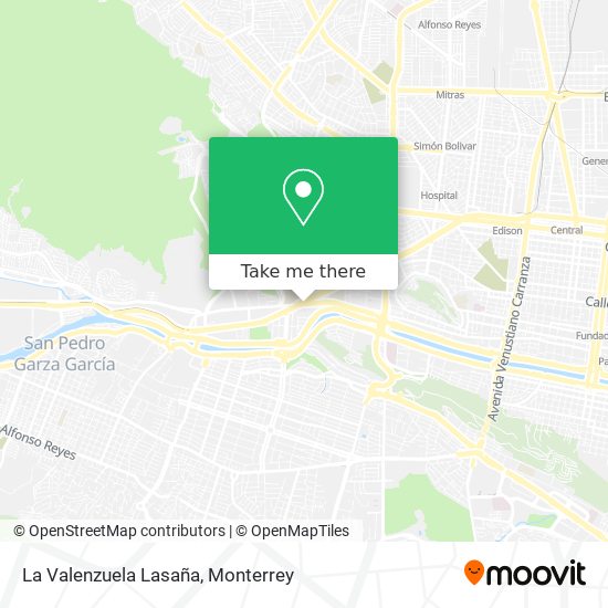 La Valenzuela Lasaña map