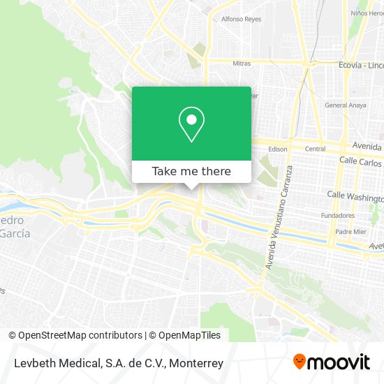 Levbeth Medical, S.A. de C.V. map