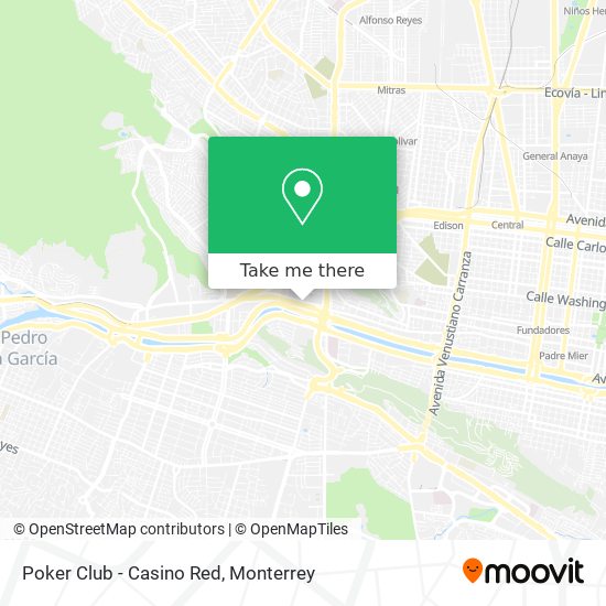 Poker Club - Casino Red map
