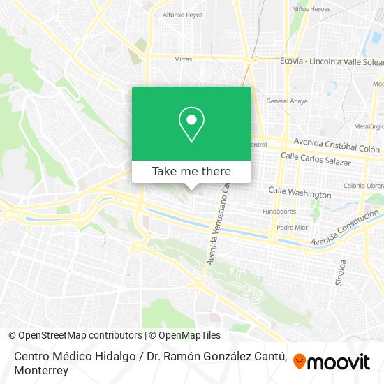 Centro Médico Hidalgo / Dr. Ramón González Cantú map