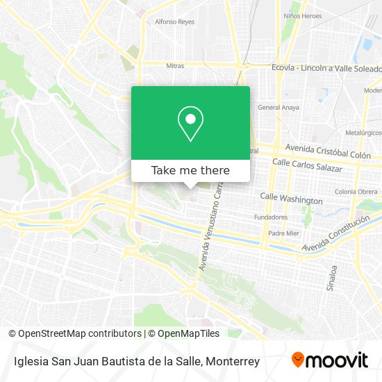 Iglesia San Juan Bautista de la Salle map