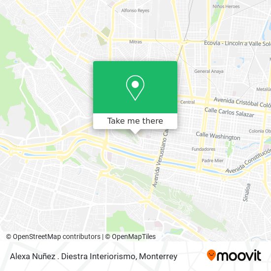 Alexa Nuñez . Diestra Interiorismo map