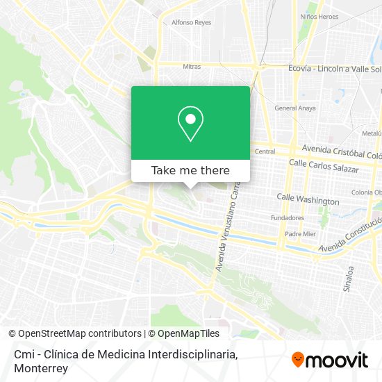 Mapa de Cmi - Clínica de Medicina Interdisciplinaria