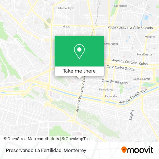 Preservando La Fertilidad map